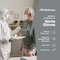Fifthpulse Disposable Gloves, Nitrile, Powder-Free, M, 50 PK, Cool Gray FMN100560 - alternate 2